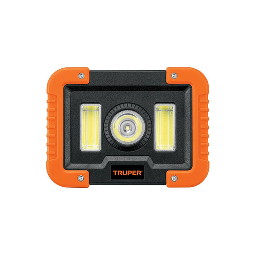 TRUPER LAT-1300, Lámpara LED recargable de trabajo, 1000 lúmenes