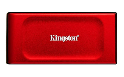Kingston SSD Externo XS1000R, Capacidad: 1000GB, USB 3.2 Gen 2, Lectura: 1050MB/s, Escritura: 1000MB/s, Color: Rojo, SKU: SXS1000R/1000G