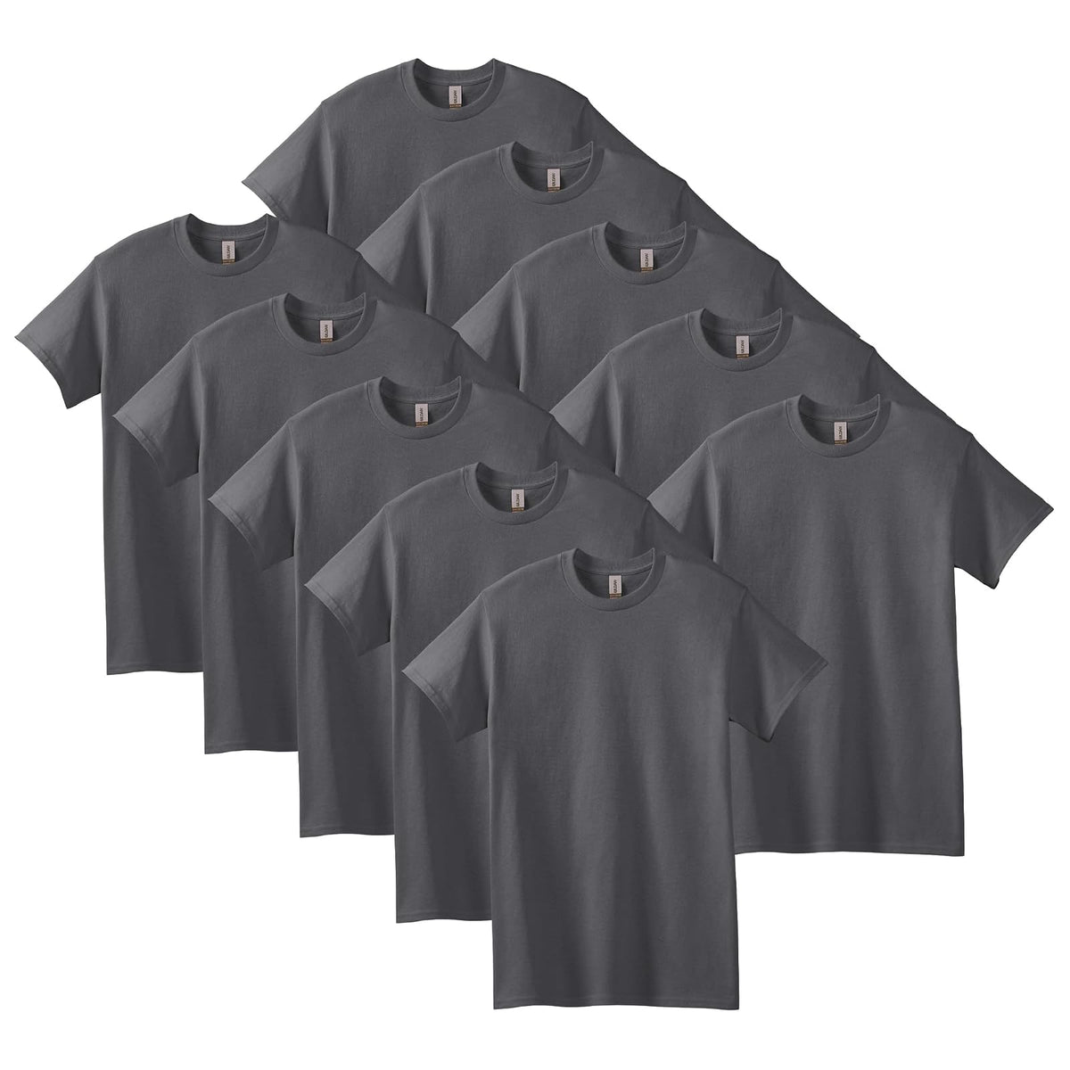 Gildan G5000 Camiseta de Algodón Pesado para Hombre - 10 - Charcoal Grey - M