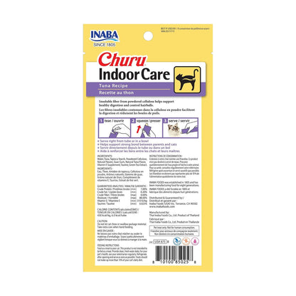 Churu Inaba, Premios Cremosos para Gato, Sabor Atún, Control de Bolas de Pelo, 24 Tubos de 14g