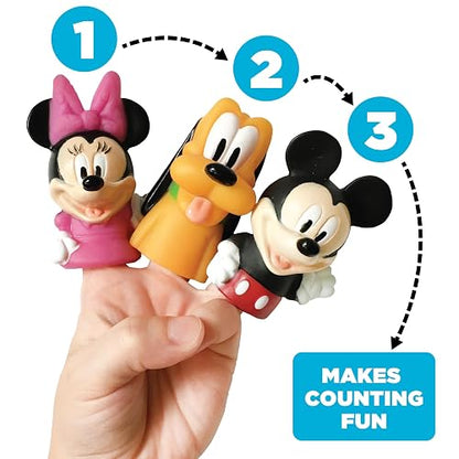 Disney Mickey Mouse & Friends - Marionetas de Dedo para Fiestas, educativas, Juguetes de baño