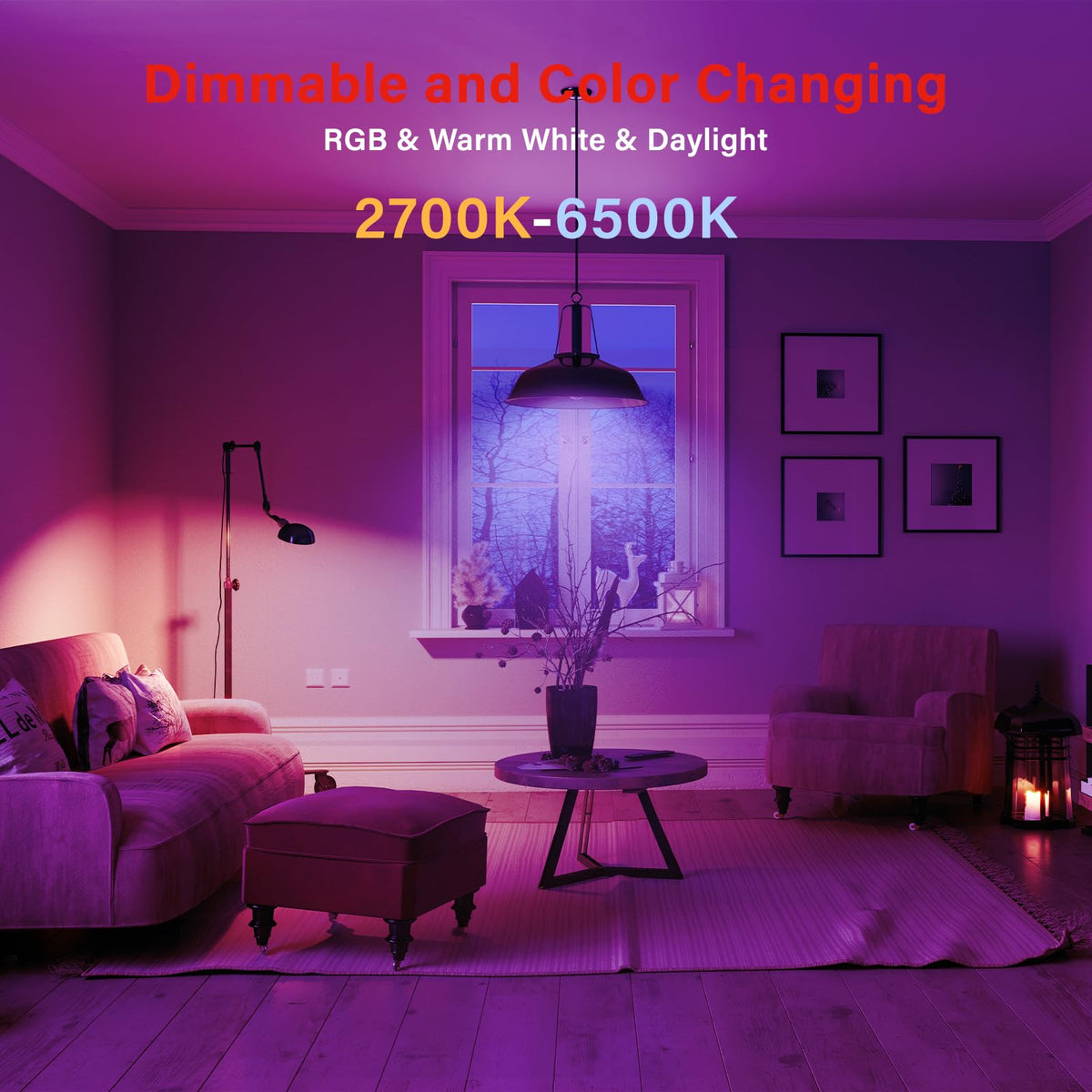 Sengled - Bombillas inteligentes de modo dual con control remoto y de aplicación, bombillas que cambian de color, bombillas LED RGBW de 2700 K-6500 K regulables, 60 W, control de grupo local (4P+ 1