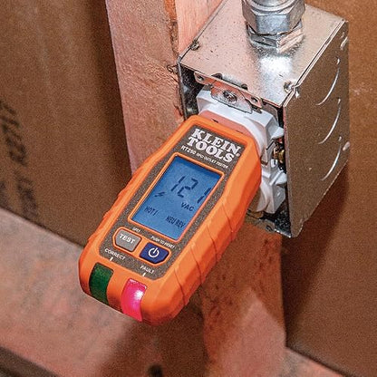 KLEIN TOOLS RT250 | Probador De Tomacorrientes | GFCI | Pantalla LCD