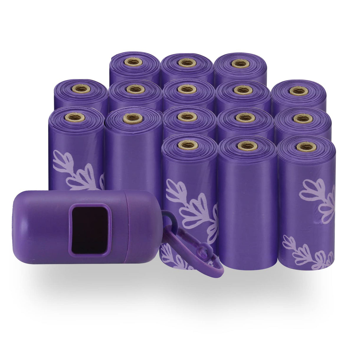 Best Pet Supplies Bolsas para Excremento de Perro Resistentes - Morado (aroma a lavanda) - 240 Bags