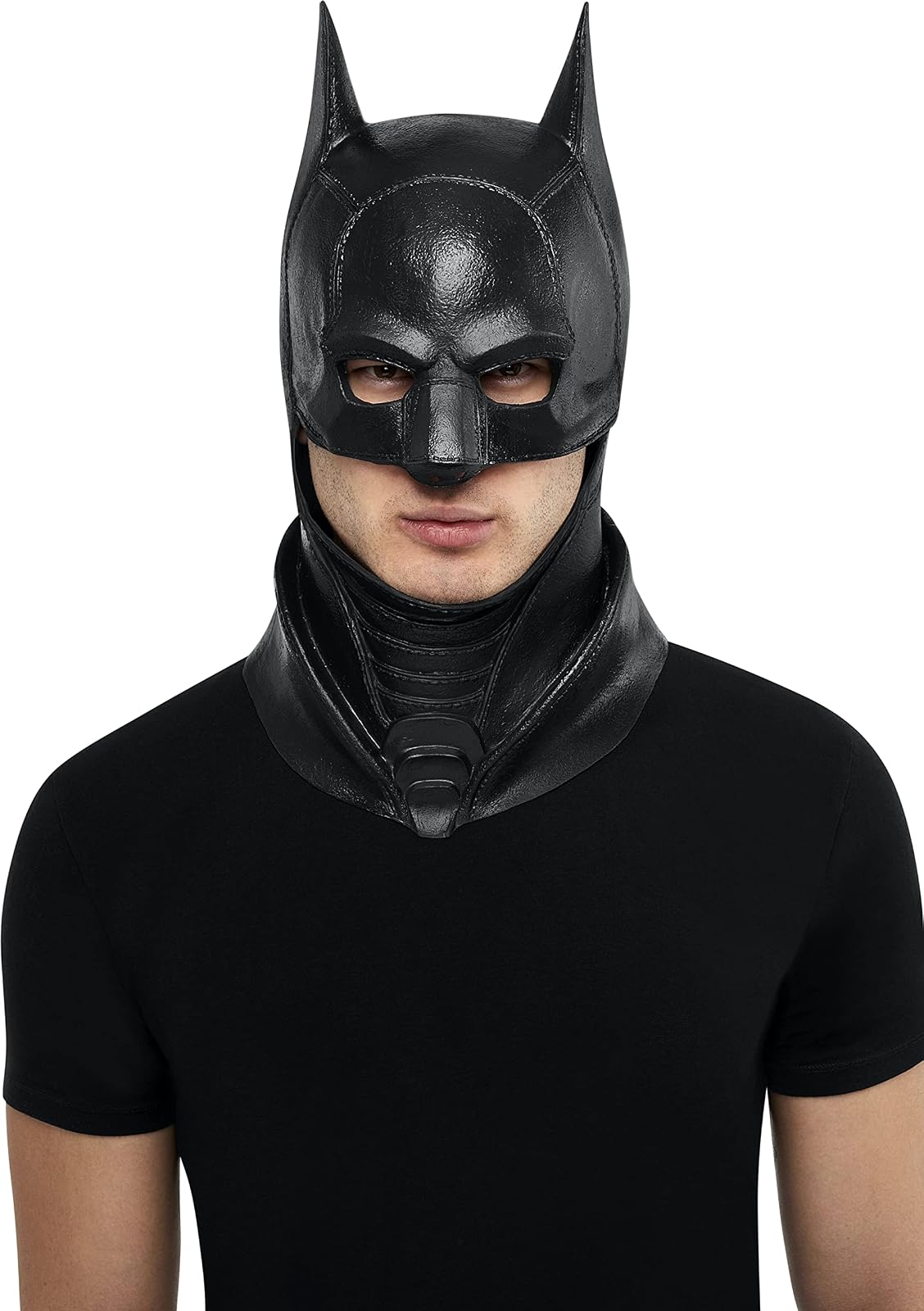 Rubies DC Batman: The Batman Movie Deluxe - Máscara de látex para hombre, como se muestra, talla única