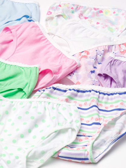 Hanes Paquete de 10 Calzoncillos para niños pequeños Ropa Interior para Niñas