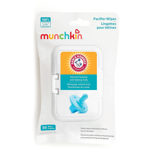 Munchkin Paquete Arm & Hammer de 36 toallitas para chupón, blanco