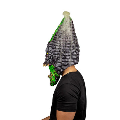 Ghoulish Productions Máscara De Látex Huitla, Accesorio Látex Cosplay Monstruo Míaz Vegetal Radioactivo, Disfraz Aterrador para Halloween y Fiestas Temáticas, Cosplay Radioactivo, Diseño Artesanal