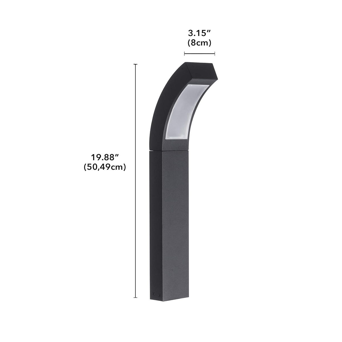 Sterno Home GL33872BK Paradise Luz LED de bajo voltaje con lente de plástico esmerilado, 3 W, color negro