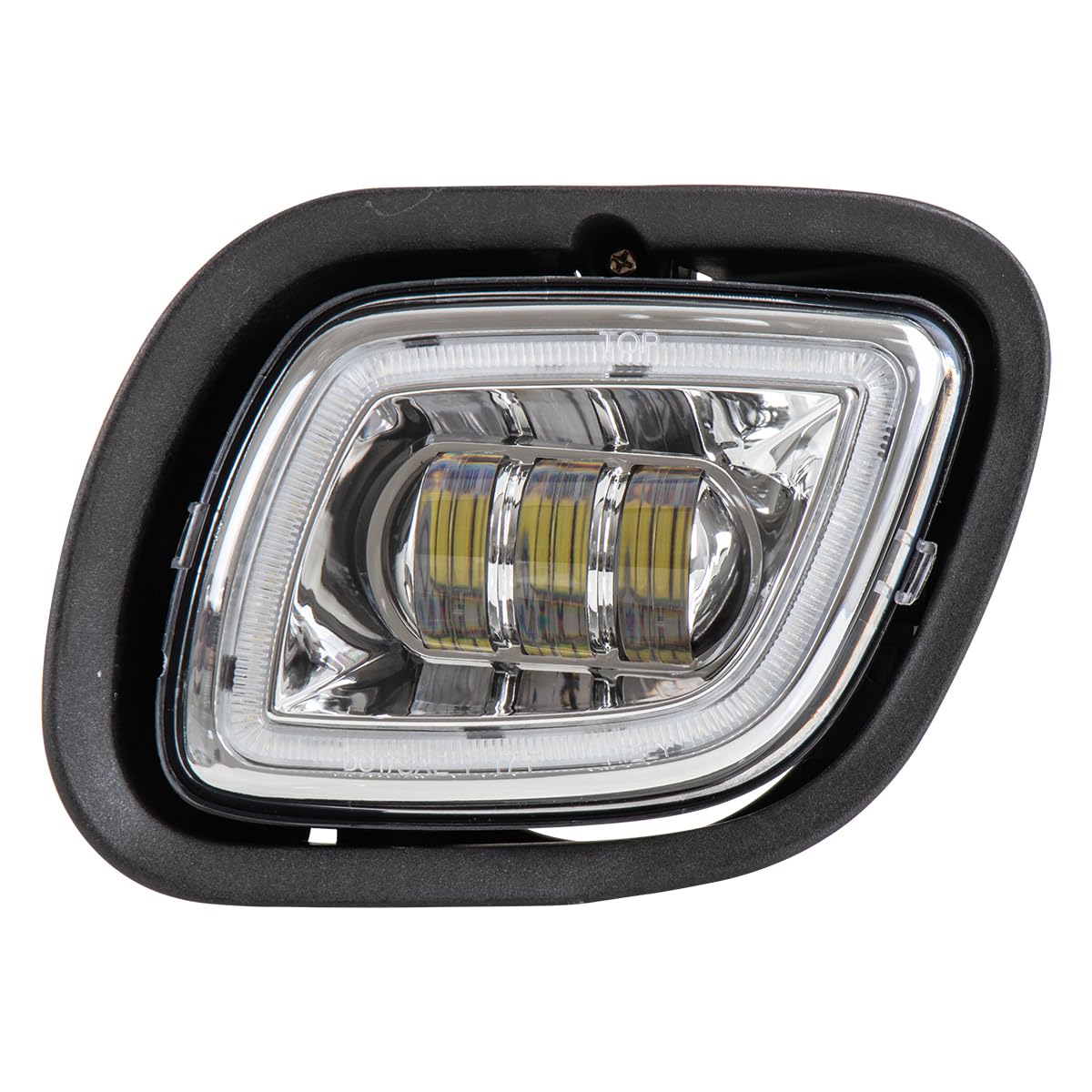 BRËSSER-LKW Faro Auxiliar Cromado Izquierdo Niebla 10-30V LED Luz Ángel para Freightliner Cascadia, 08TFR30L032