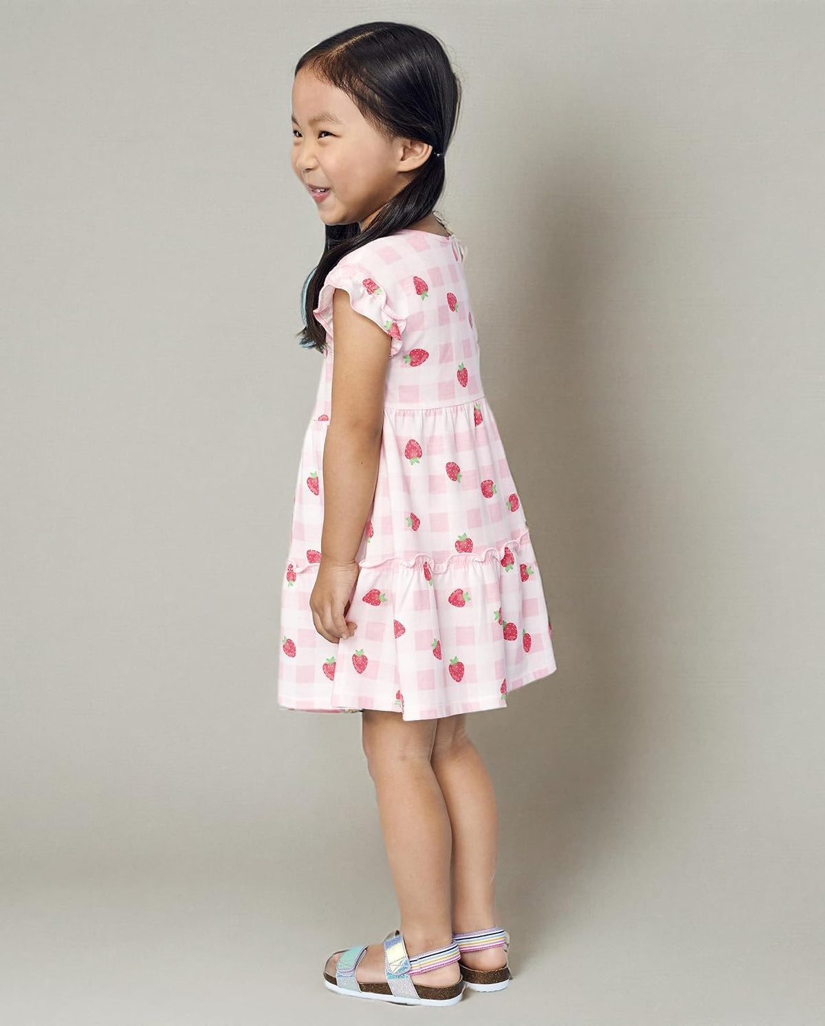 The Children's Place Vestido de Moda de Manga Corta para niñas pequeñas Atuendo de Jugador para Niñas