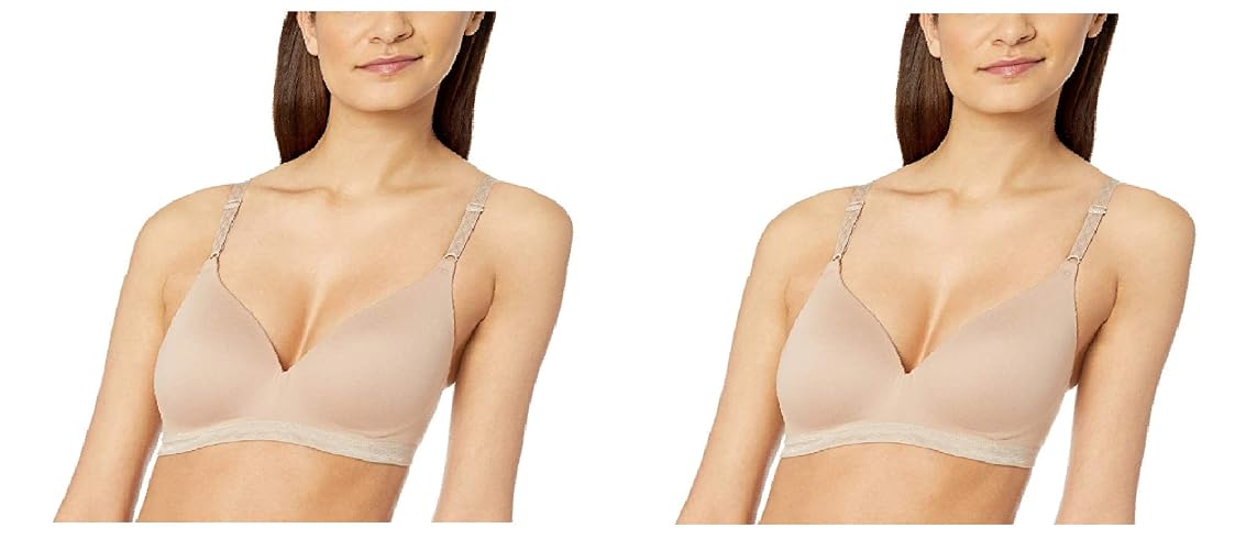 Warner'S Blissful Benefits Rm1691w - Brasier cómodo súper Suave sin Varillas y Ligeramente Forrado Sujetador para Camiseta para Mujer