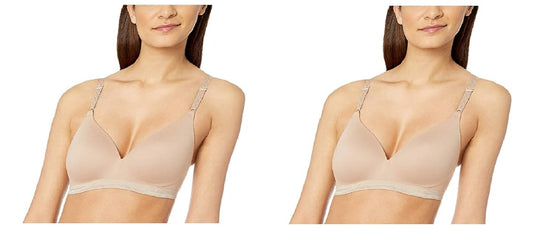 Warner'S Blissful Benefits Rm1691w - Brasier cómodo súper Suave sin Varillas y Ligeramente Forrado Sujetador para Camiseta para Mujer