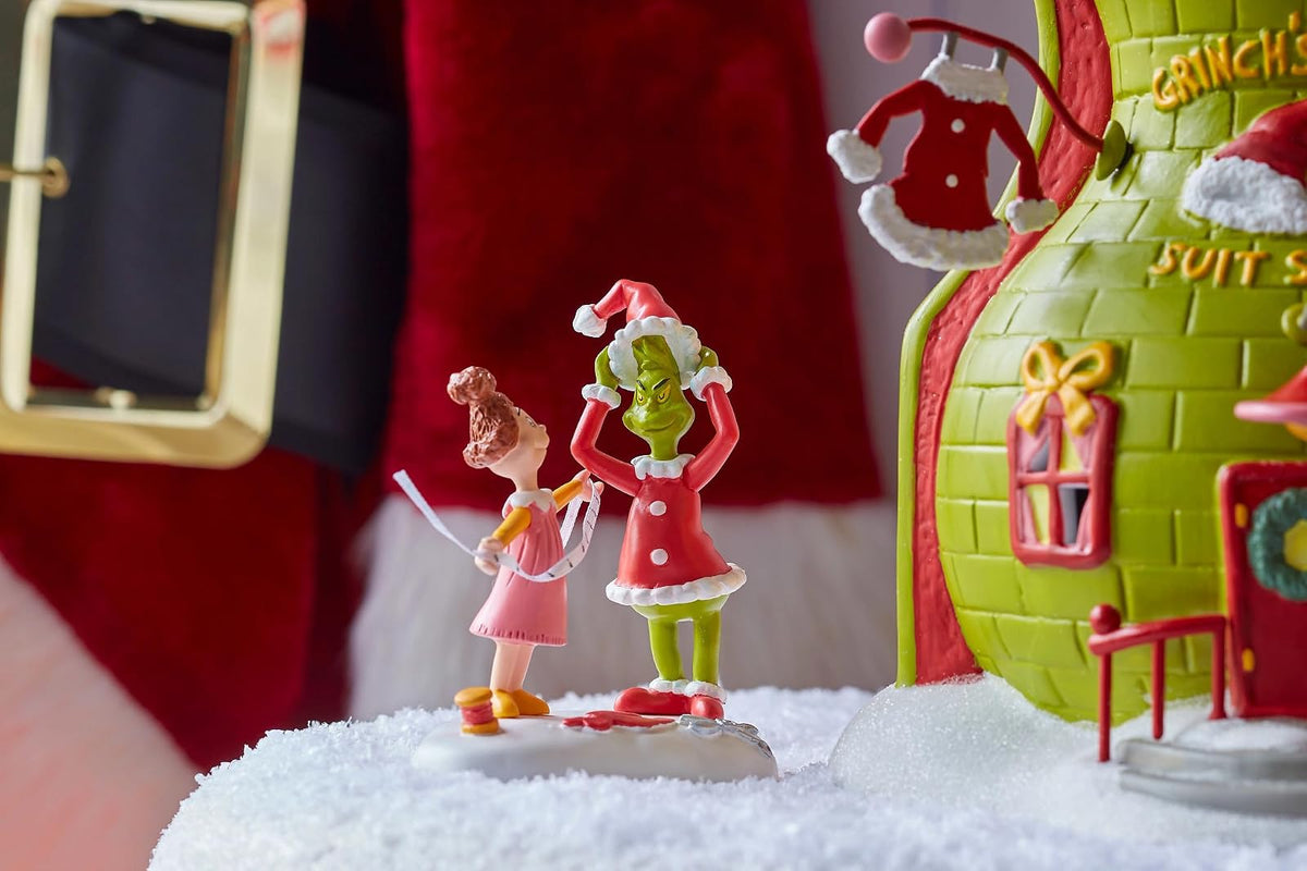 Department 56 Dr. Seuss The Grinch Village Accesorios para una Figura de Traje Santy, 3.6 Pulgadas, Multicolor