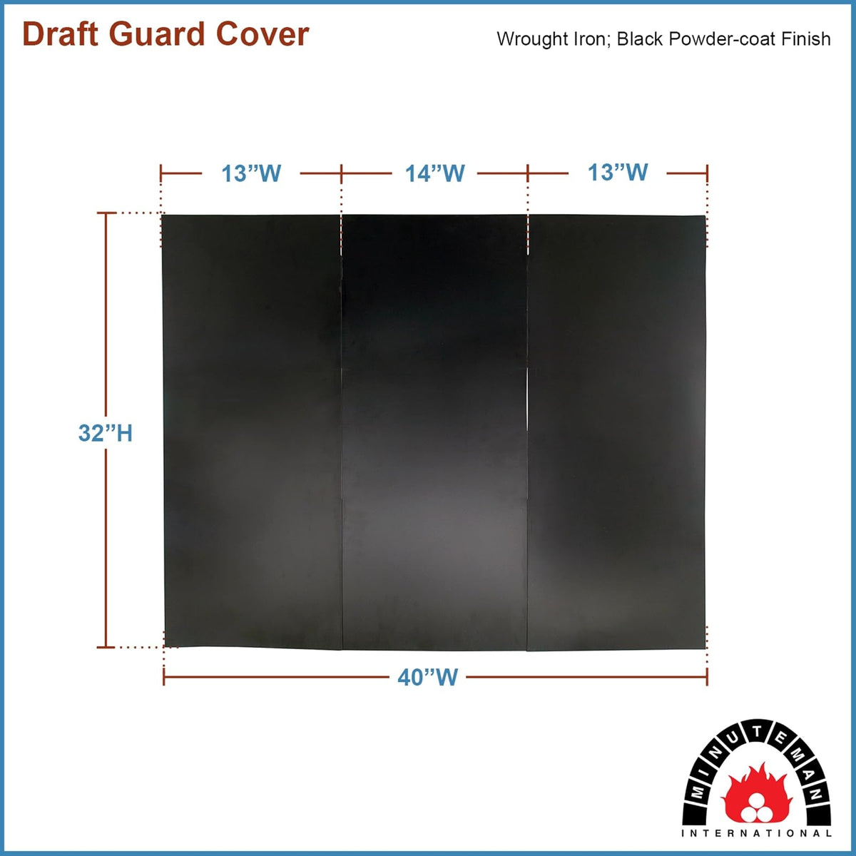Minuteman International dgc-01 40 por 32 Draft Guard – Protector Cover