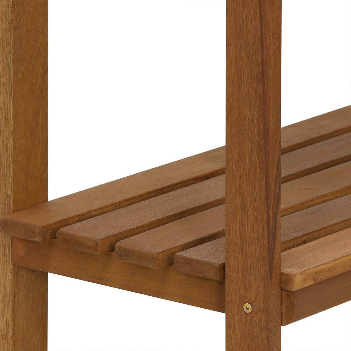 Furinno Tioman Banco para Macetas de Madera Dura, Natural