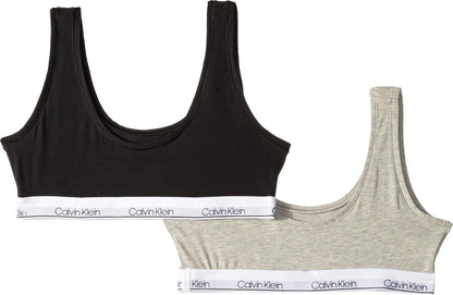 Calvin Klein Moderna braleta de algodón, Individual y Multipack Sujetador Deportivo para Niñas