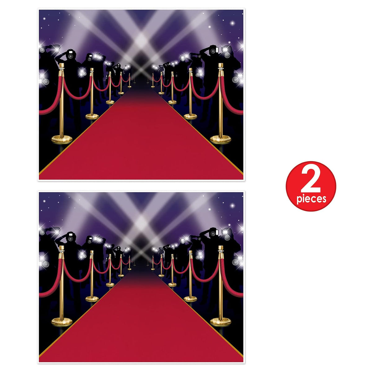 Red Carpet Insta - Fondo de fondo para fotos (2 unidades)