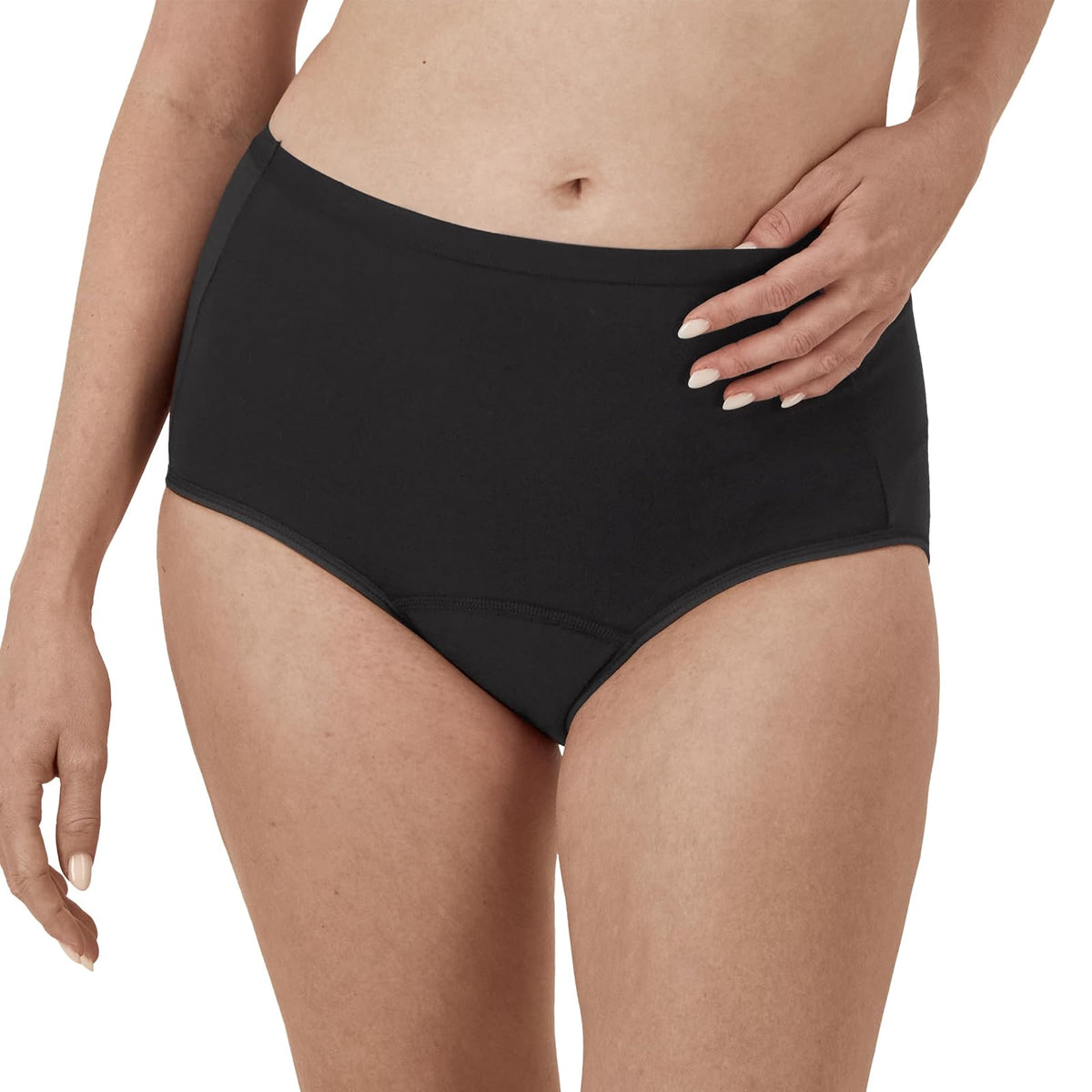 Hanes Comfort, Period. Underwear, Super Leaks Post-partum, Period & Nighttime Protection, Multipack Ropa Interior Mujer