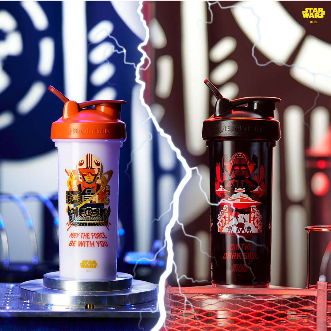 BlenderBottle Star Wars ProSeries Tritan Shaker Botella de 28 onzas, color negro