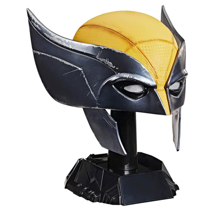 Marvel Legends Deadpool & Wolverine Máscara Premium de Wolverine | Marvel Legends Gears - Máscara de Wolverine, réplica de Deadpool y Wolverine - Amarillo