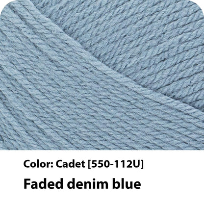 Lion Brand Yarn Pound of Love Hilo, 1 paquete, cadete
