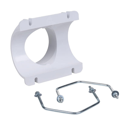 Oatey 4 x 4 pulgadas. Kit de playera de sillín de PVC