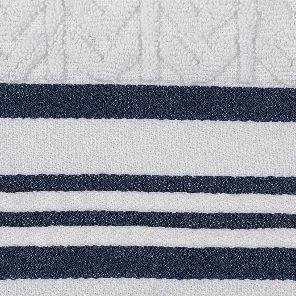Pepe Jeans, Toalla Medio Baño 100% Algodón, Color Blanco, Baker.