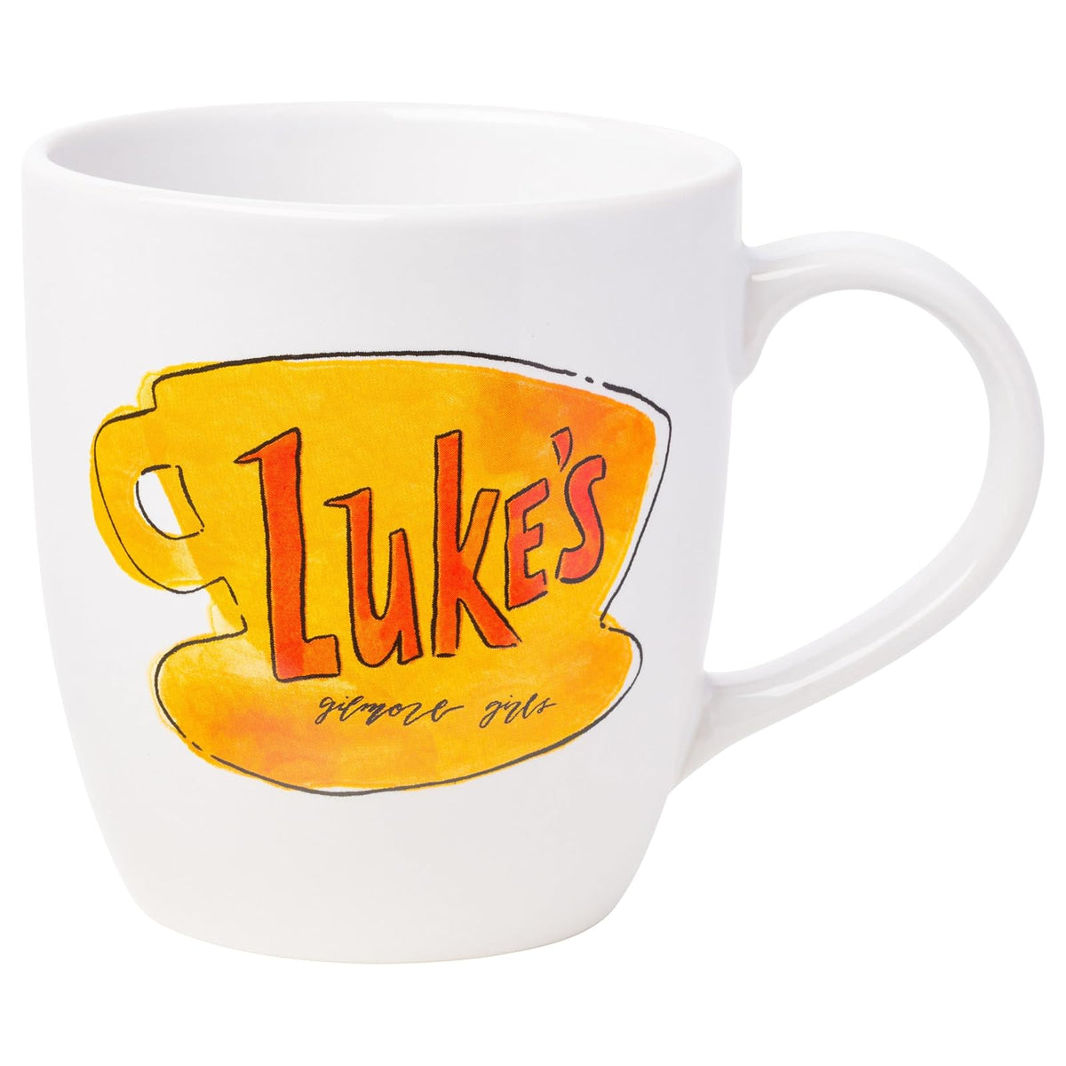Silver Buffalo Taza de Cerámica Gilmore Girls, 590 ml - [Blanco]