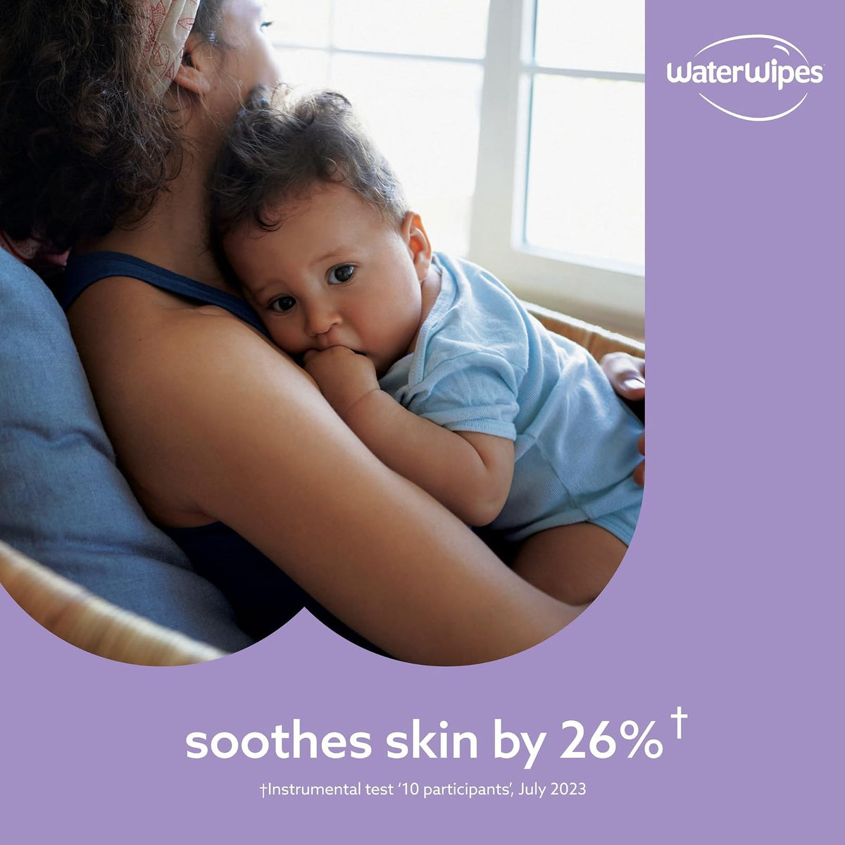 WATERWIPES, Toallitas Húmedas Soothing Clean, Calman y Limpian, 99% Agua, 6x60 Paquetes Incluidos.