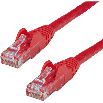 StarTech Cable Ethernet Cat6 Snagless RJ45 - Rojo - 10 ft - 3m - 1 paquete