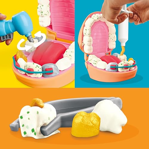 Play-Doh El Dentista Bromista - Kit de Manualidades con Modelado para Niños Desde 3 Años