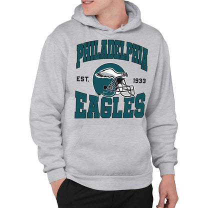 Junk Food Philadelphia Eagles Team Helmet - Sudadera con Capucha para Adultos Sudadera con Capucha Unisex Adulto