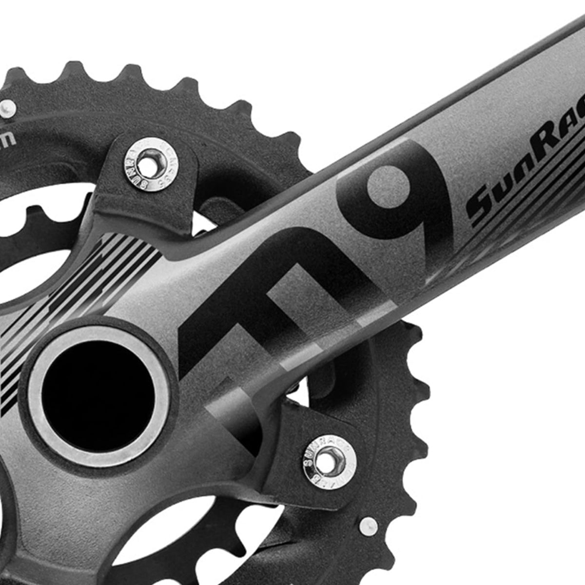 SUNRACE Multiplicacion MTB M966 36-22D 9P 175mm con BBM97 Aluminio FCM966.L0DD.DS1.BXB