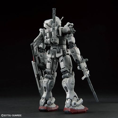 Bandai Hobby HG - Gundam EX RFV, Requiem for Vengeance, Escala 1/144, Kit | Estante sable móvil, cinturón municiones flexible, escudo con detalles traseros, rifle de haz y 3 sables incluidos, para 8+