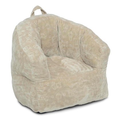 Delta Children - Serta - Silla de Felpa para niños, Silla de Espuma Suave, Alternativa para niños y niñas, Asiento Acogedor para Leer, Ver Dibujos Animados, Sala de Juegos, habitación de guardería