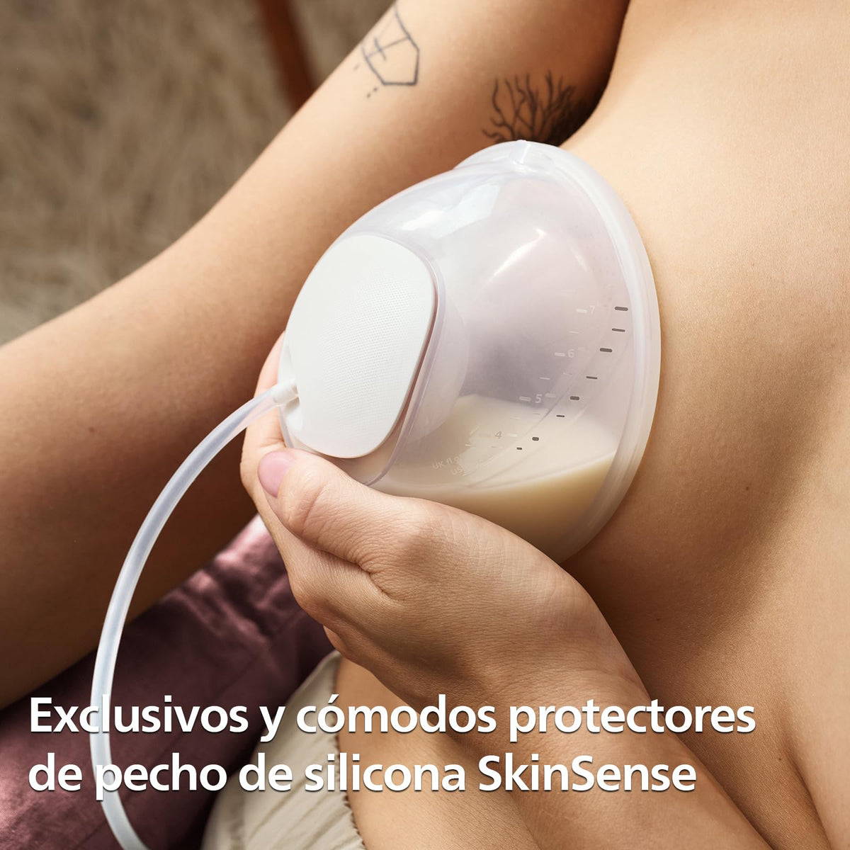 Philips Avent Extractor de Leche Manos Libres Sencillo Extracción Eficaz | Más libertad en cada extracción | Imita el ritmo de succión del bebé | Copas ligeras y total comodidad | SCF531/11