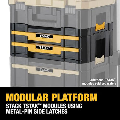 DEWALT Caja Organizadora de Herramientas TSTAK de 2 Cajones DWST17804