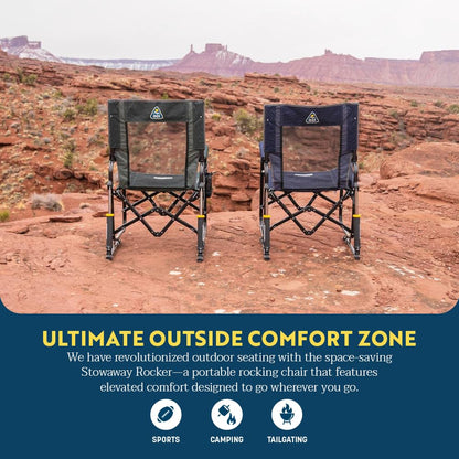 GCI Outdoor Stowaway Rocker - Topo Azul Marino
