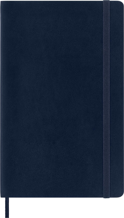 Moleskine Classic - Cuaderno de tapa blanda, diseño de lunares, punteado, Sapphire Blue