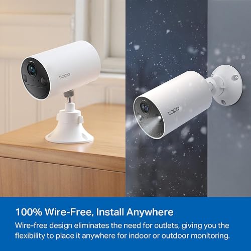 TP-Link Tapo - Cámara de Seguridad inalámbrica para Exteriores, 1080P, detección de Personas, Almacenamiento SD/Nube, visión Nocturna a Color, no Necesita concentrador, Funciona con Alexa, Tapo C402