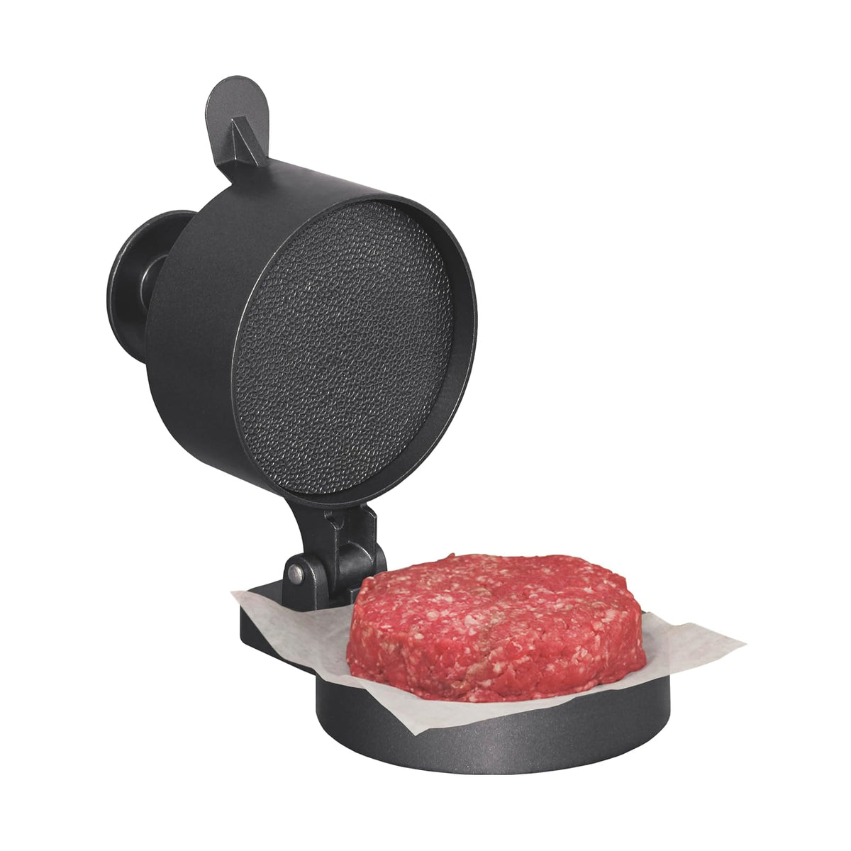 Weston - Prensa para hamburguesas, Sencillo con eyector de torta, Gris, 5.5"x8"x5", 1