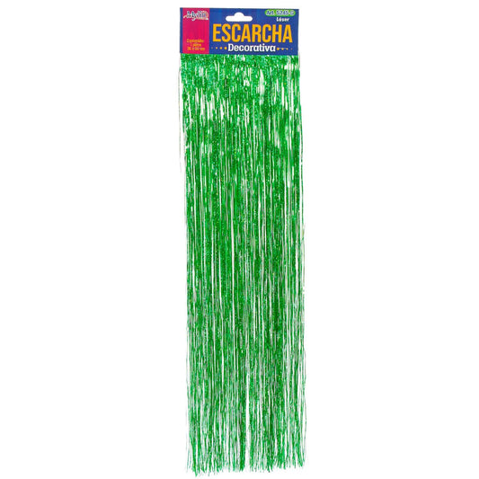 Fantasias Miguel Escarcha Láser 50x50cm 1pz para decoración navideña Verde