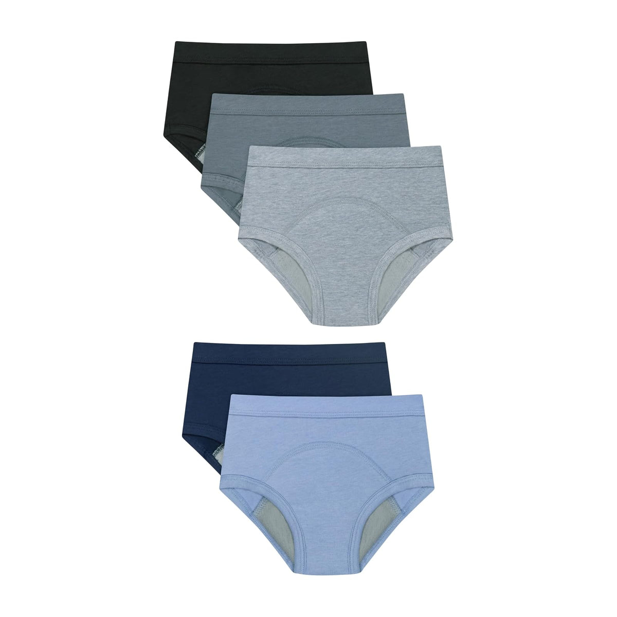 Hanes Potty Training Underwear Brief, 5 Pairs, Heavy Absorbency Toddler Boys' Cotton Training Underwear Ropa Interior Niños