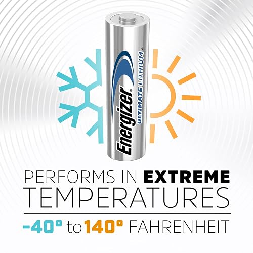 Energizer Ultimate Lithium AA 24 Unidades | Baterías de Litio, almacenamiento 20 años, a prueba de fugas, dispositivos críticos