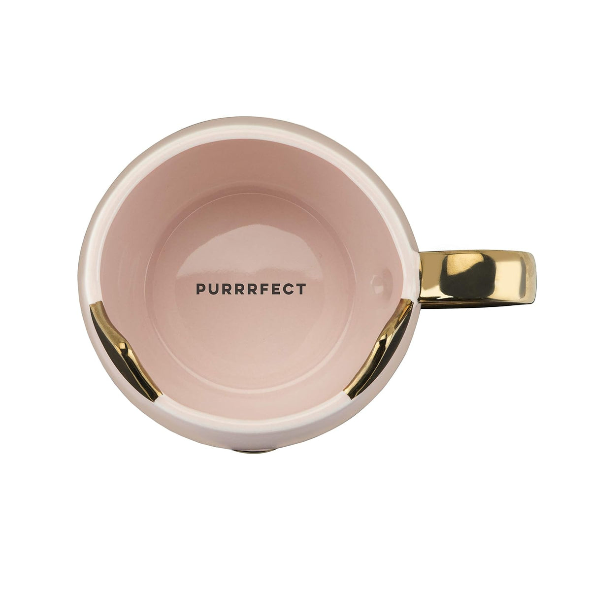 Pinky Up Chloe - Taza, diseño de gato, Rosado, 12 onzas, 1