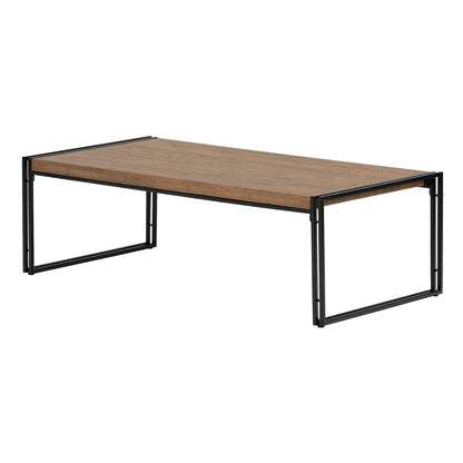 South Shore Mesa de Centro Minimalista para Sala Color Marrón, Modelo Gimetri Furniture
