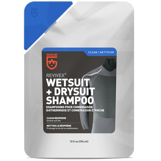 Limpiador y acondicionador de Neopreno Gear Aid para Neopreno, Elimina bacterias, Sal y residuos con champú Concentrado, 10 onzas líquidas