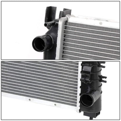 DNA Motoring OEM-RA-2479 Radiador Aluminio Negro/Metálico para Dodge Ram 3.7/4.7/5.7