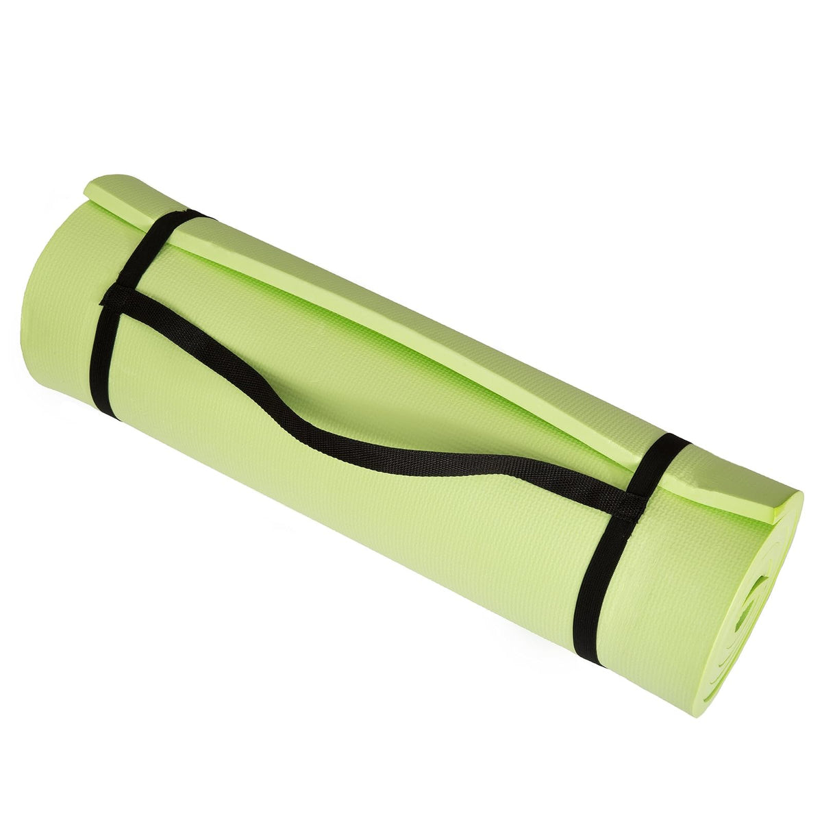 Wakeman Fitness - Colección de Alfombrillas de Yoga Extra Gruesas – Espuma Antideslizante cómoda, Alfombrilla de Ejercicio Duradera para Fitness, Pilates y Entrenamiento con Correa de Transporte